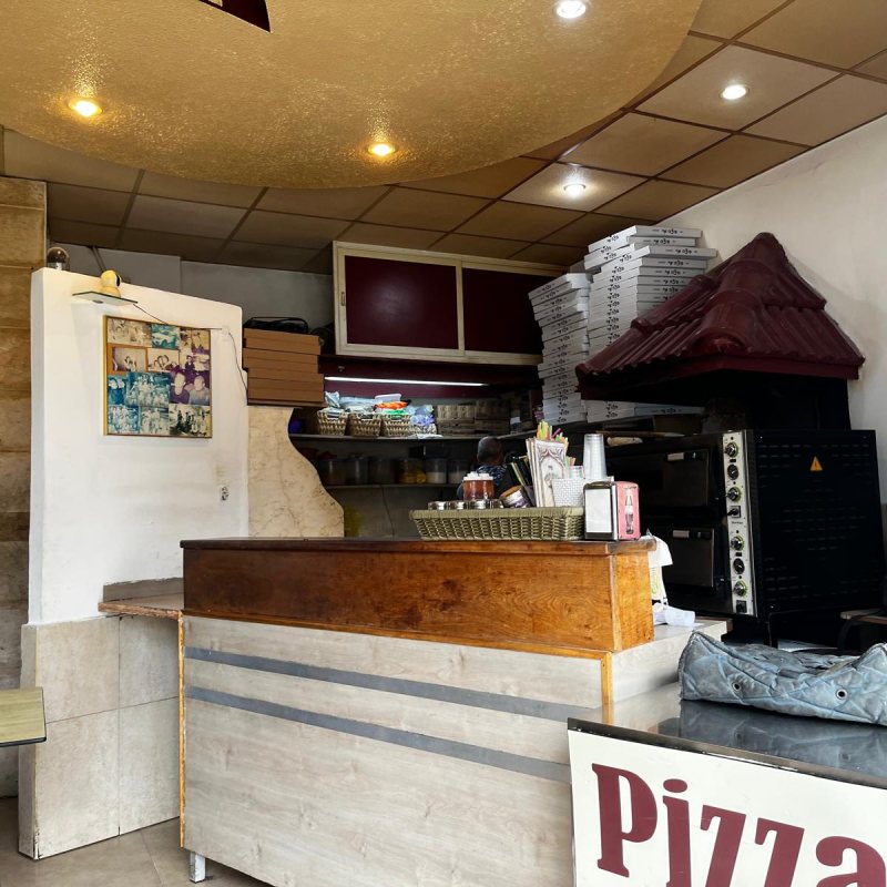 Pizza May pizza in Old Katamon, Jerusalem