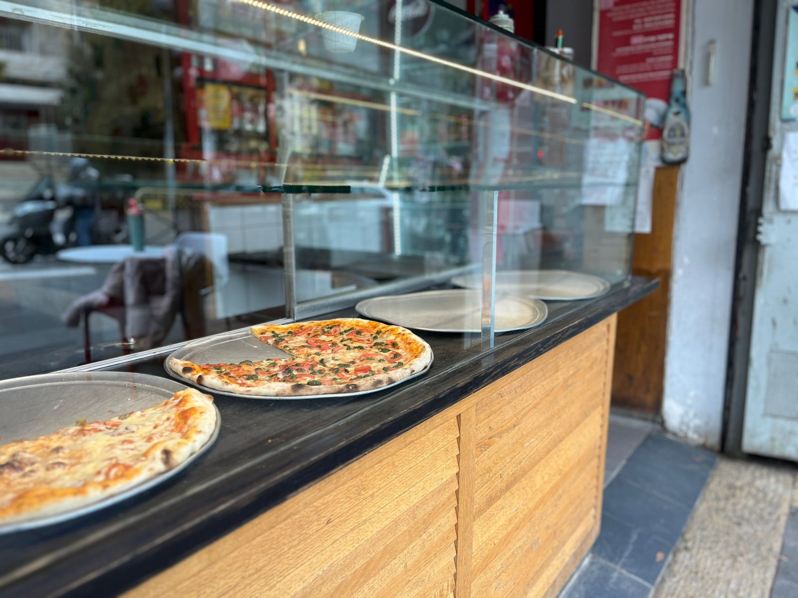 Pizza by the slice at Pizza Metudela - Pizza Metudela - Jerusalem